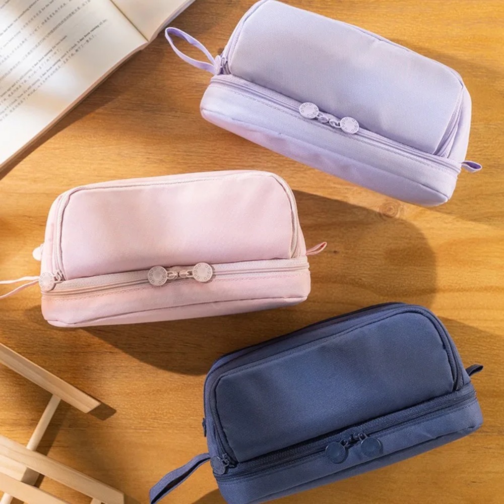 Aesthetic Large Pencil Case Pouch - Kawaii ดินสอความงามดินสอกระเป๋าขนาดใหญ่ความจุกระเป๋าของขวัญอุปกรณ์เครื่องเขียนน่ารักขนาดใหญ่ PencilCase