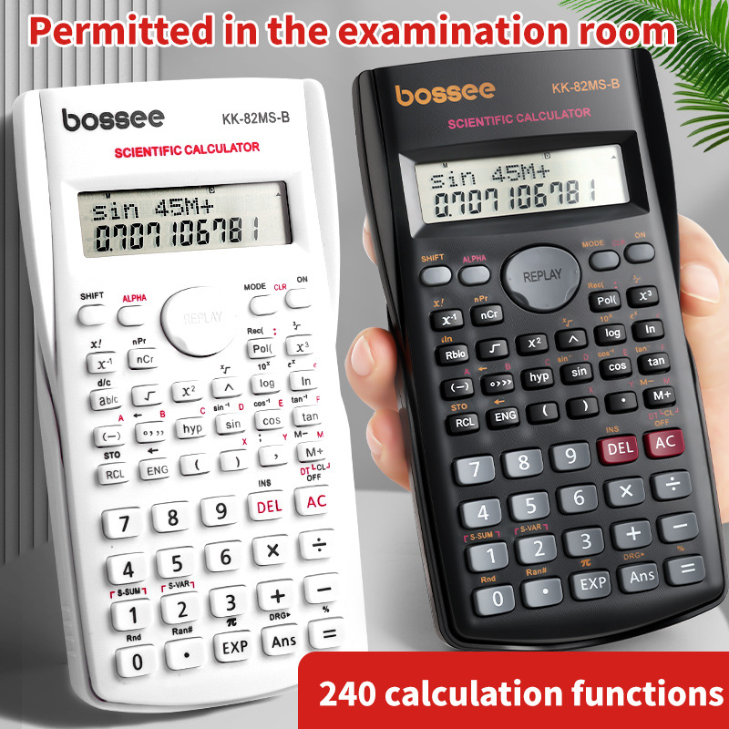 Scientific Calculator For Secondary School - เครื่องคิดเลขวิทยาศาสตร์ 240 ฟังก์ชัน 12 หลัก จอแสดงผล