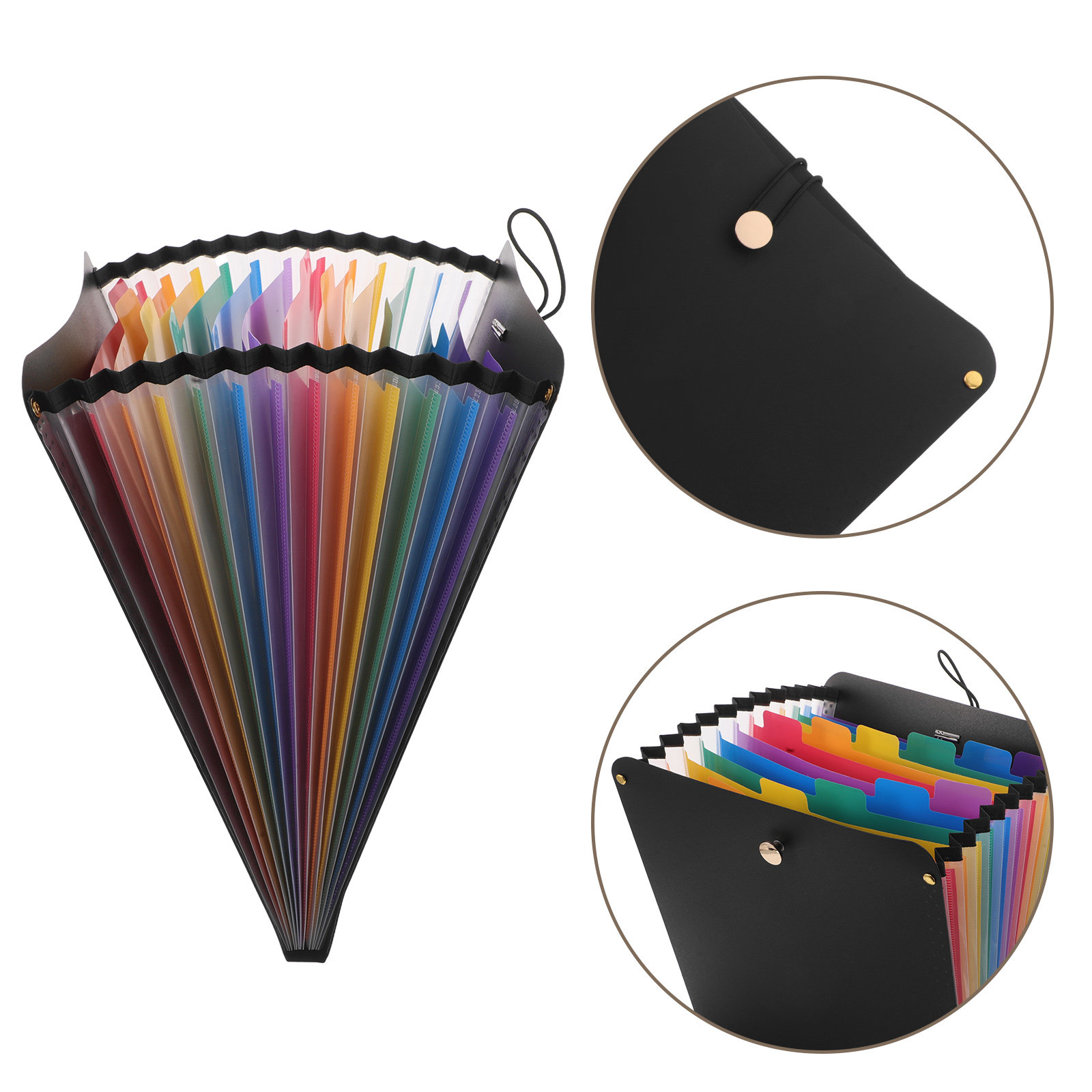 Expandable Accordion File Folder 13 Pockets - แฟ้มจัดระเบียบเอกสารแบบหีบเพลง A4 13 ช่อง แฟ้มพลาสติกขยายได้ สำหรับเอกสาร