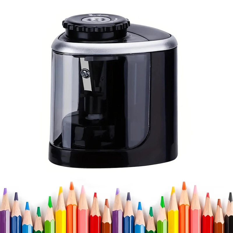 Electric Pencil Sharpener Usb - เครื่องเหลาดินสออัตโนมัติแบบไฟฟ้า สำหรับตั้งโต๊ะ ขนาด 6-8 มม. อุปกรณ์เครื่องเขียนแบบพกพา