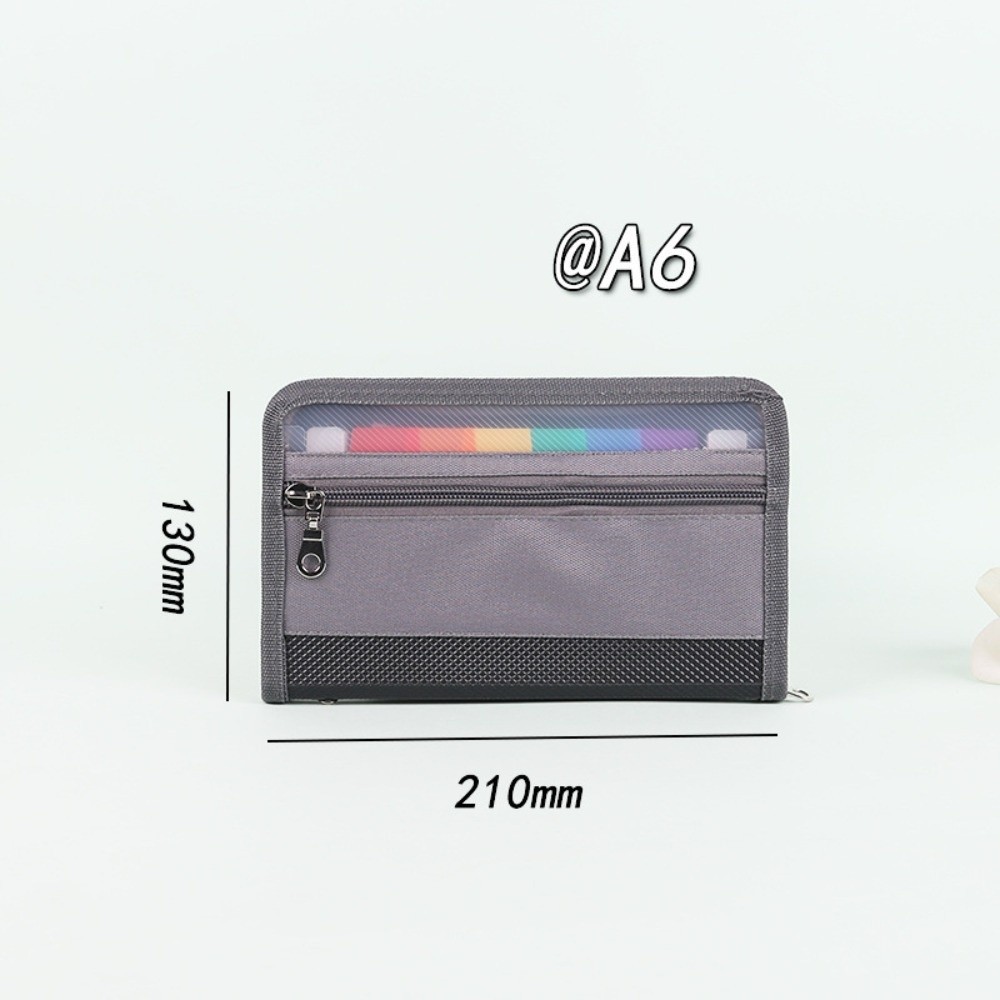 Expandable Accordion File Folder 13 Pockets - แฟ้มเอกสารแบบขยายได้ 13 ช่อง 13 ชั้น สีรุ้ง