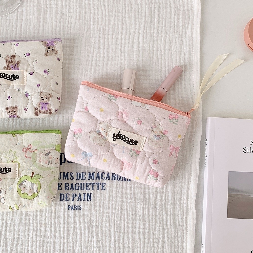 กระเป๋าเครื่องเขียนลายโบว์หวาน - Aesthetic Large Pencil Case Pouch บทวิจารณ์และราคา