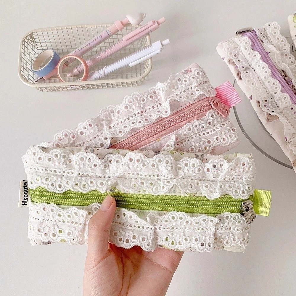 กระเป๋าเครื่องเขียนลายโบว์หวาน - Aesthetic Large Pencil Case Pouch บทวิจารณ์และราคา