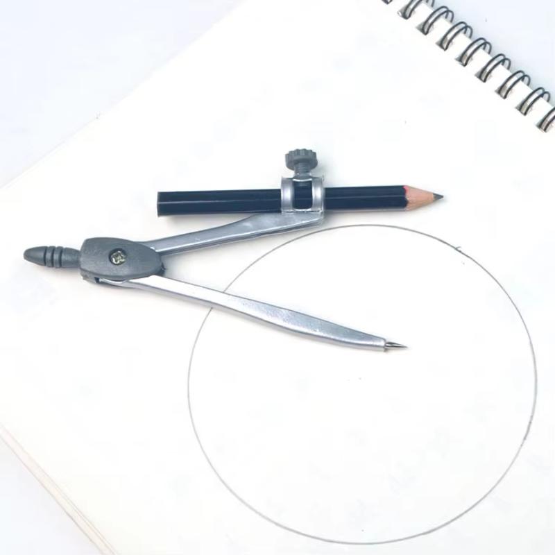 ชุดวงเวียนโลหะพร้อมตัวล็อค ป้อ - Math Geometry Set With Compass บทวิจารณ์และราคา