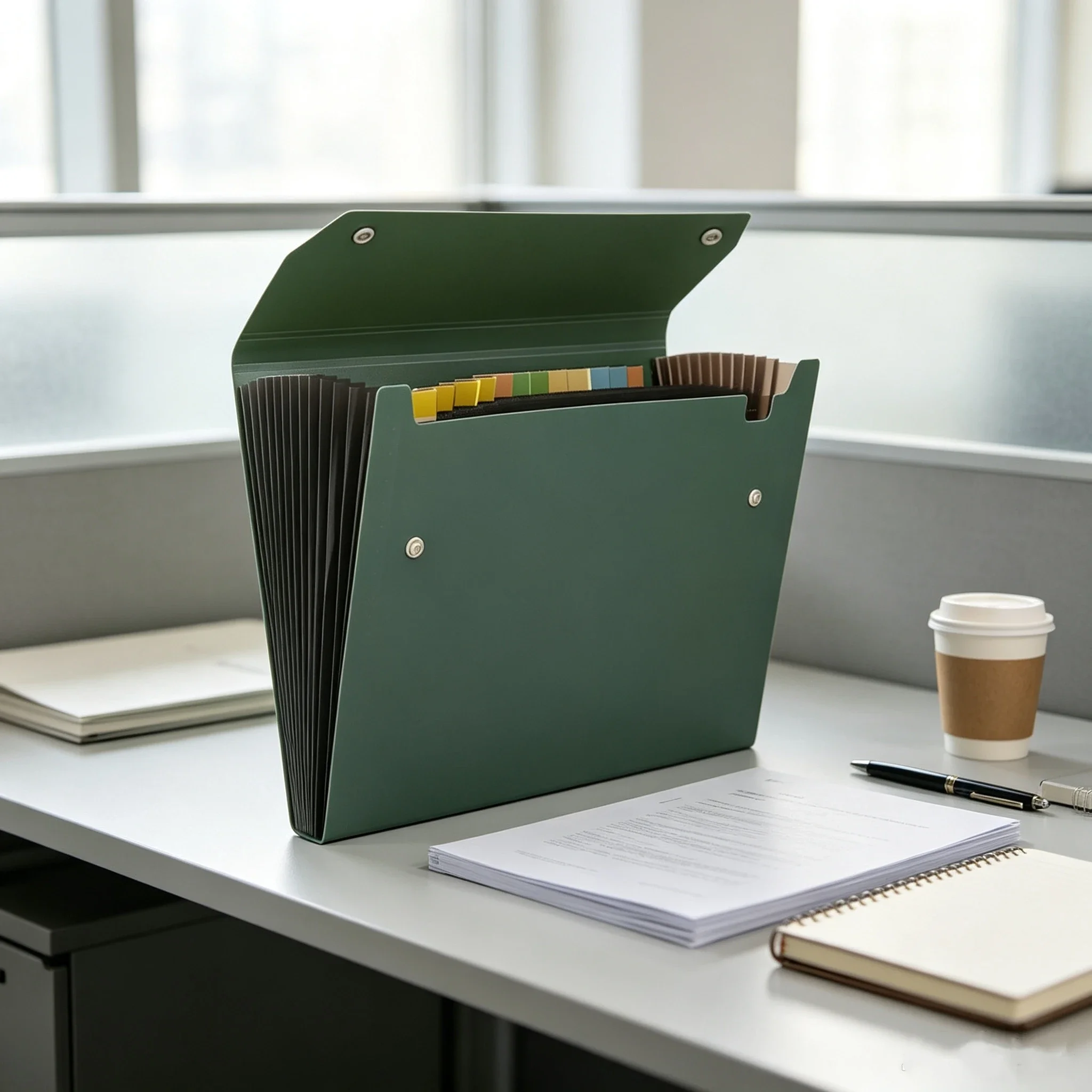 แฟ้มจัดระเบียบเอกสารแบบขยายได้ - Expandable Accordion File Folder 13 Pockets บทวิจารณ์และราคา