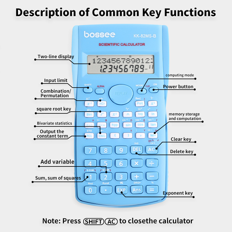 เครื่องคิดเลขวิทยาศาสตร์ 240 ฟ - Scientific Calculator For Secondary School บทวิจารณ์และราคา