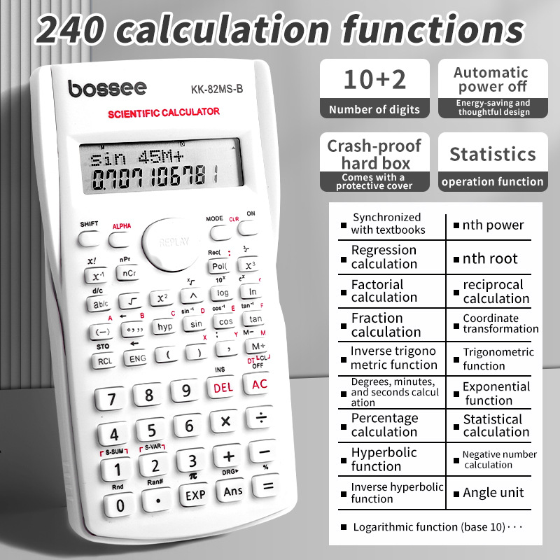 เครื่องคิดเลขวิทยาศาสตร์ 240 ฟ - Scientific Calculator For Secondary School บทวิจารณ์และราคา