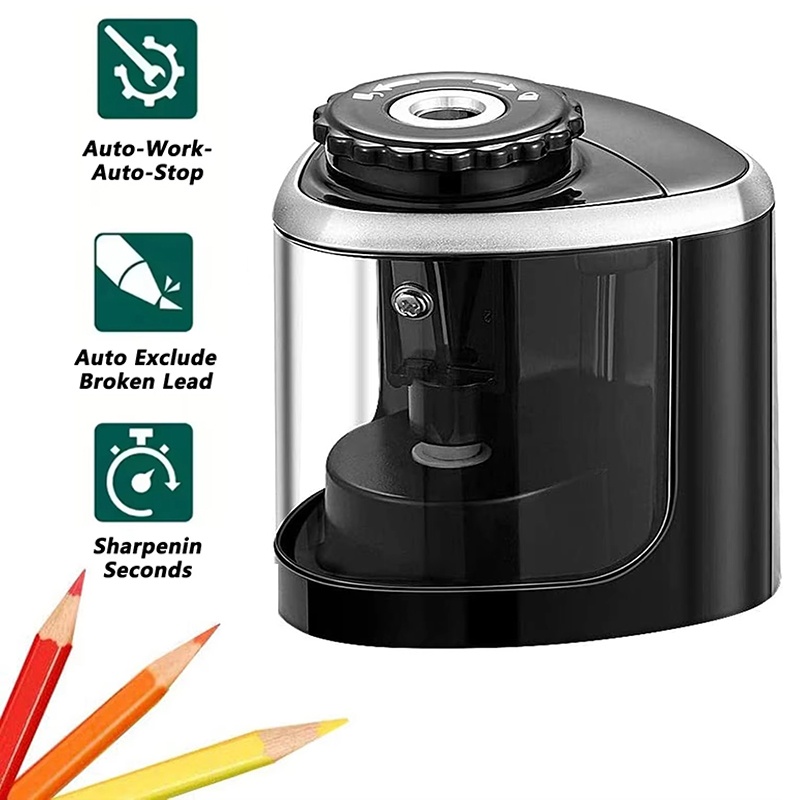 เครื่องเหลาดินสออัตโนมัติแบบตั - Electric Pencil Sharpener Usb บทวิจารณ์และราคา