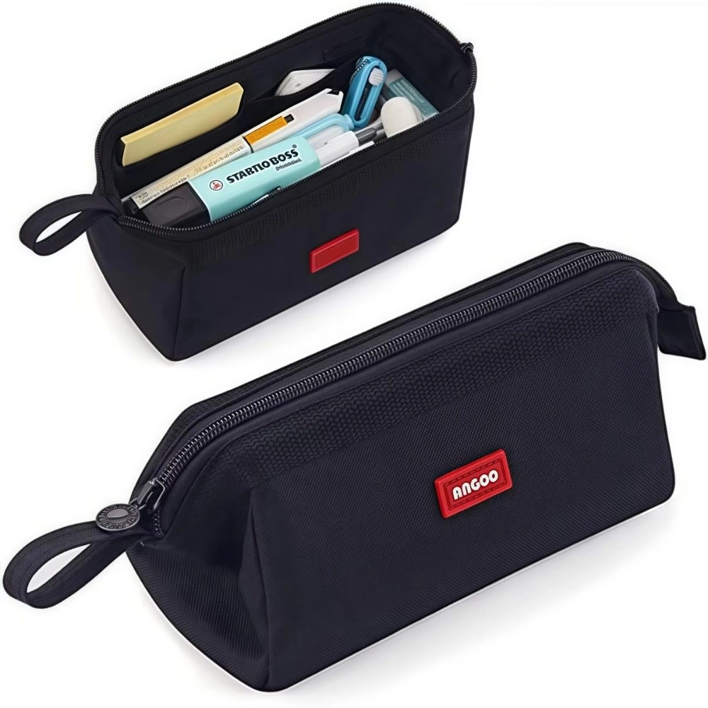 กระเป๋าใส่ดินสอผ้าแคนวาสอ็อกซ์ - Aesthetic Large Pencil Case Pouch บทวิจารณ์และราคา