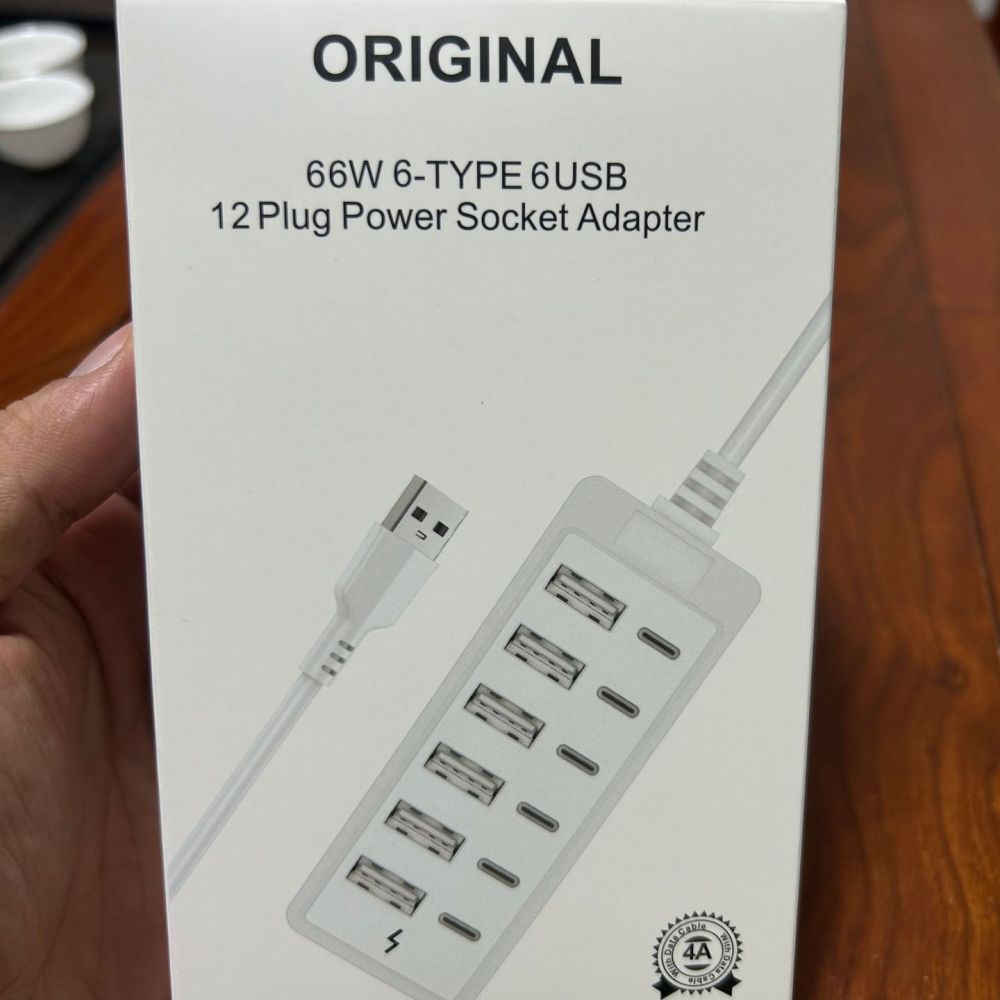 อะแดปเตอร์ฮับ USB 12 พอร์ต 6 U - Desk Accessories บทวิจารณ์และราคา