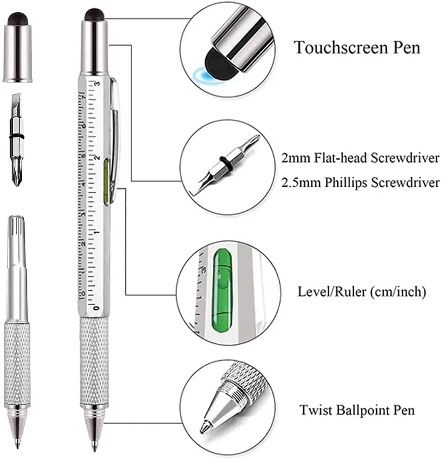 ปากกาอเนกประสงค์ 7-in-1 ปากกาส - Writing Tools บทวิจารณ์และราคา